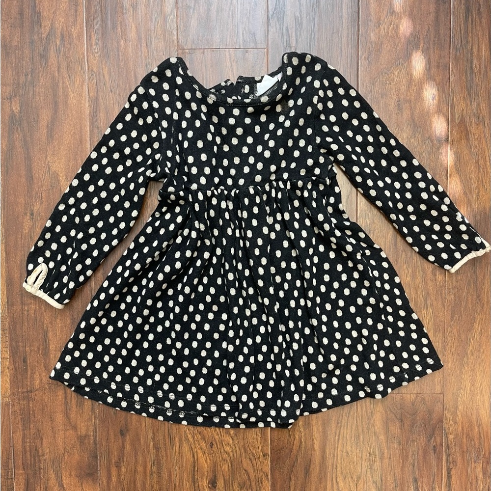 Zara Polka Dot Knit Dress